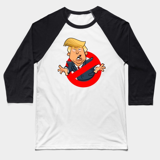 Trump Busters Baseball T-Shirt by binarygod